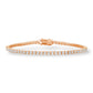 2.3MM 5-POINTER 14KT TENNIS BRACELET 8”