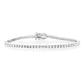 2.0MM 3-POINTER 14KT TENNIS BRACELET 8”