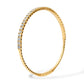 2.3MM 5-POINTER HALF DIAMOND FLEX BANGLE BRACELET