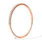 2.3MM 5-POINTER HALF DIAMOND FLEX BANGLE BRACELET