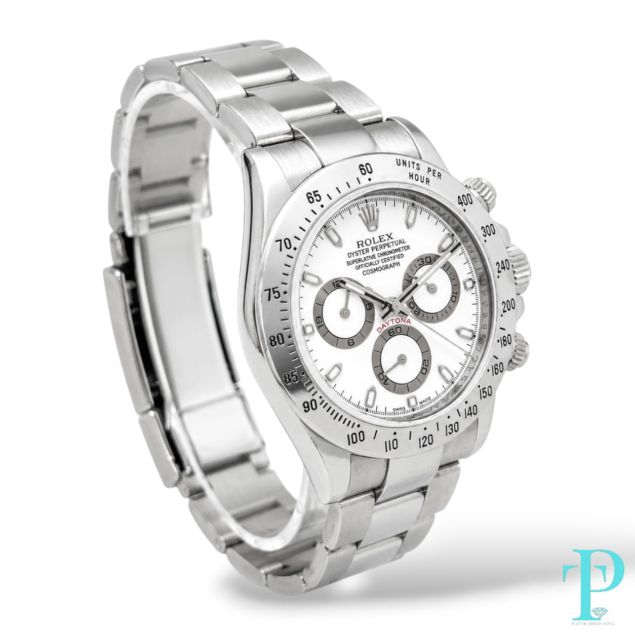 Pre-Owned 40MM Rolex Daytona 116520 Steel / White Dial (2008)