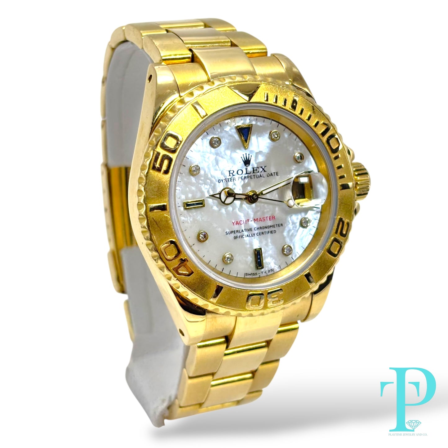 40MM ROLEX YACHT-MASTER REF. 16628 / 18KT YELLOW GOLD