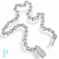 14KT WHITE GOLD / 166.0g 22” 15MM 17.56CTW DIAMOND / INFINITY LINK CHAIN