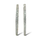 14KT WHITE GOLD 4CTW VS-1 DIAMOND HOOPS