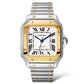 Santos De Cartier Medium W2SA0007
Automatic White Roman Dial Steel and Yellow Gold