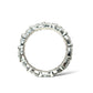 14KT WHITE GOLD 50PT ROUND-CUT DIAMOND ETERNITY BAND 6.00 CTW