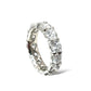 14KT WHITE GOLD 50PT ROUND-CUT DIAMOND ETERNITY BAND 6.00 CTW