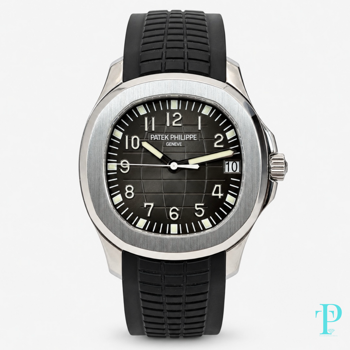 PRE-OWNED 38MM PATEK PHILIPPE AQUANAUT 5165A-001