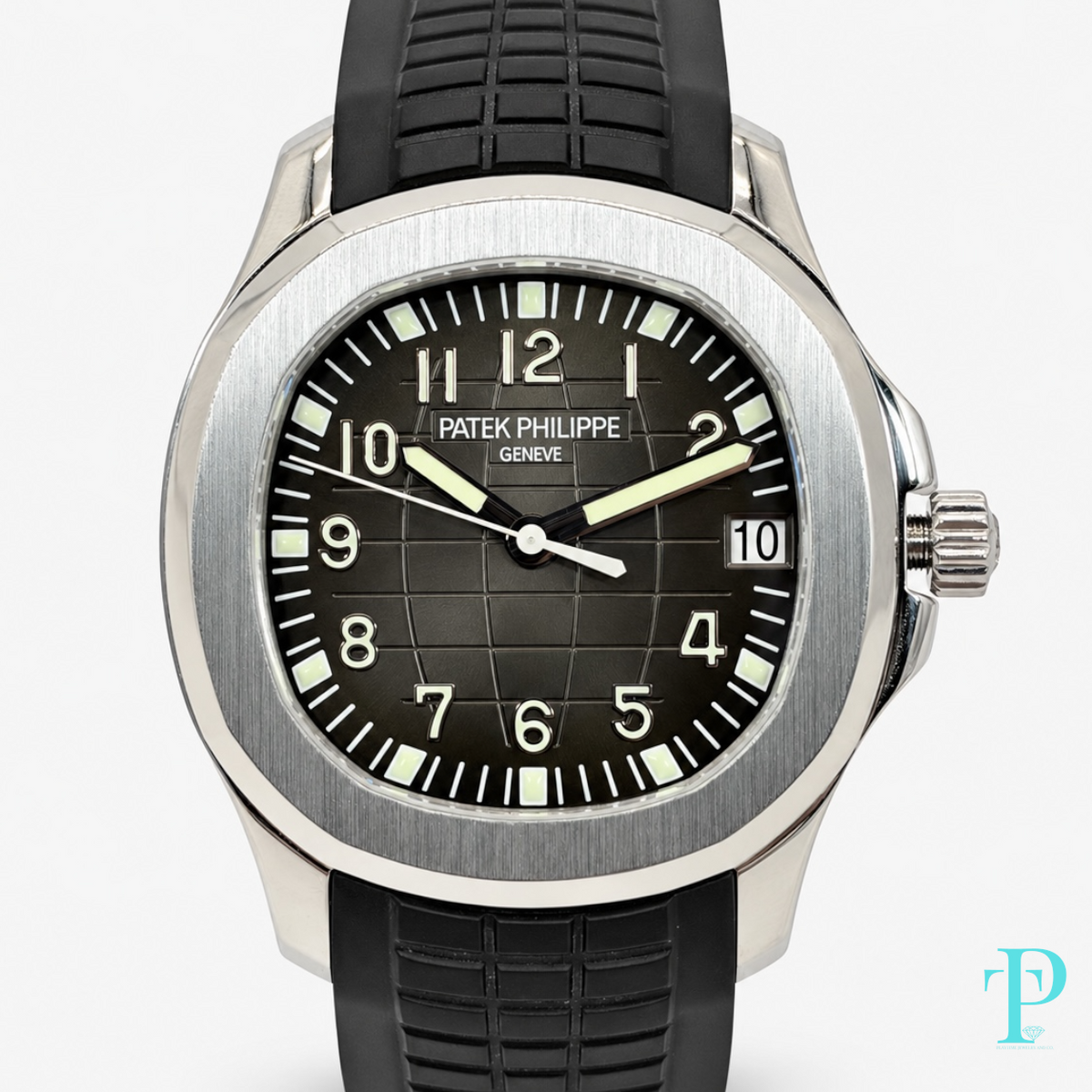 PRE-OWNED 38MM PATEK PHILIPPE AQUANAUT 5165A-001