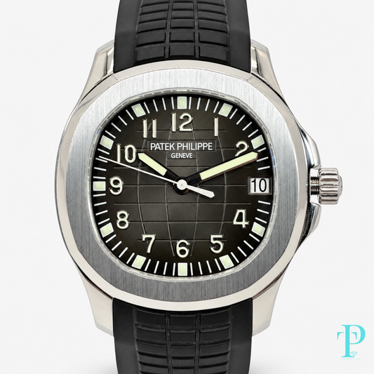 PRE-OWNED 38MM PATEK PHILIPPE AQUANAUT 5165A-001