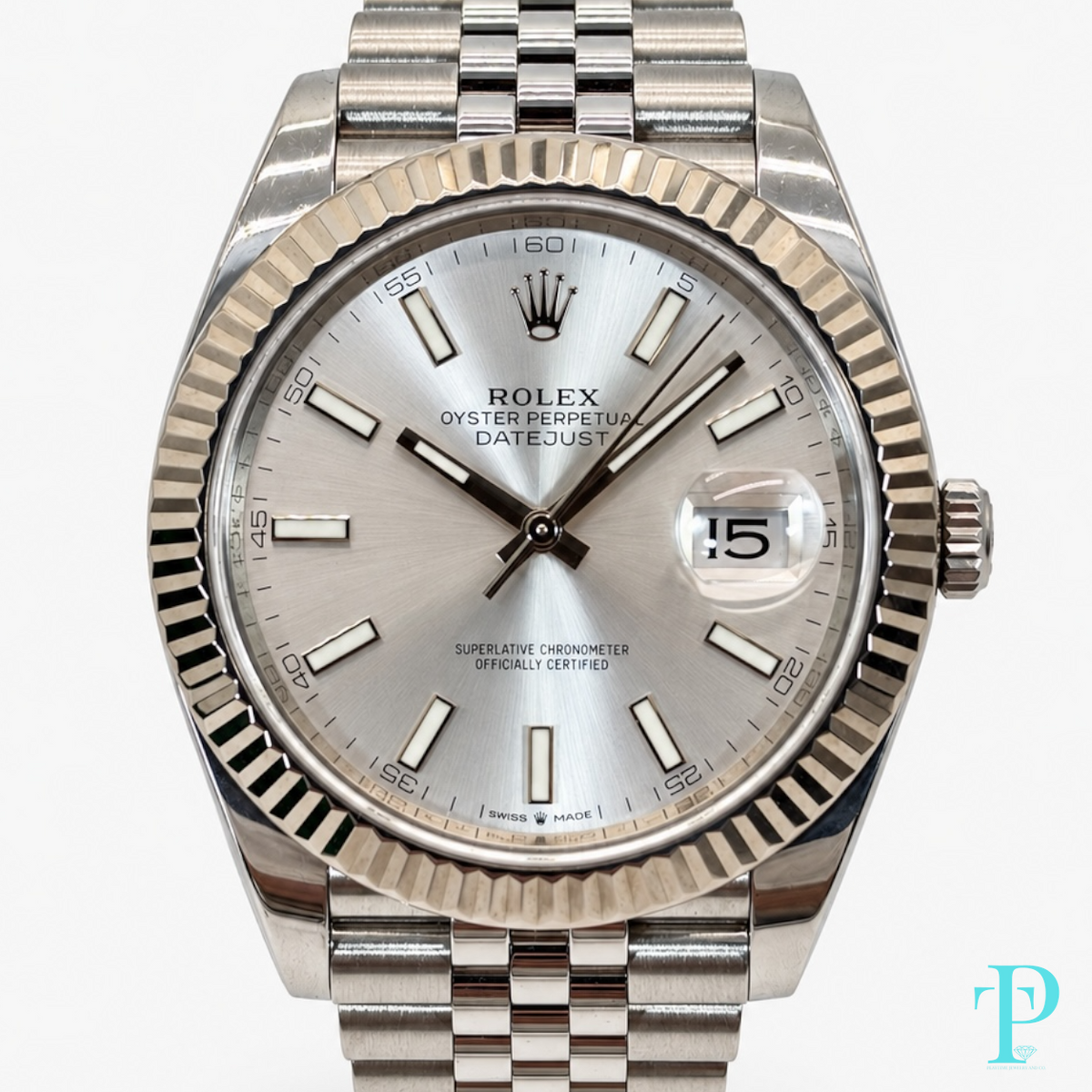 PRE-OWNED 41MM ROLEX DATEJUST / (REF.126334)