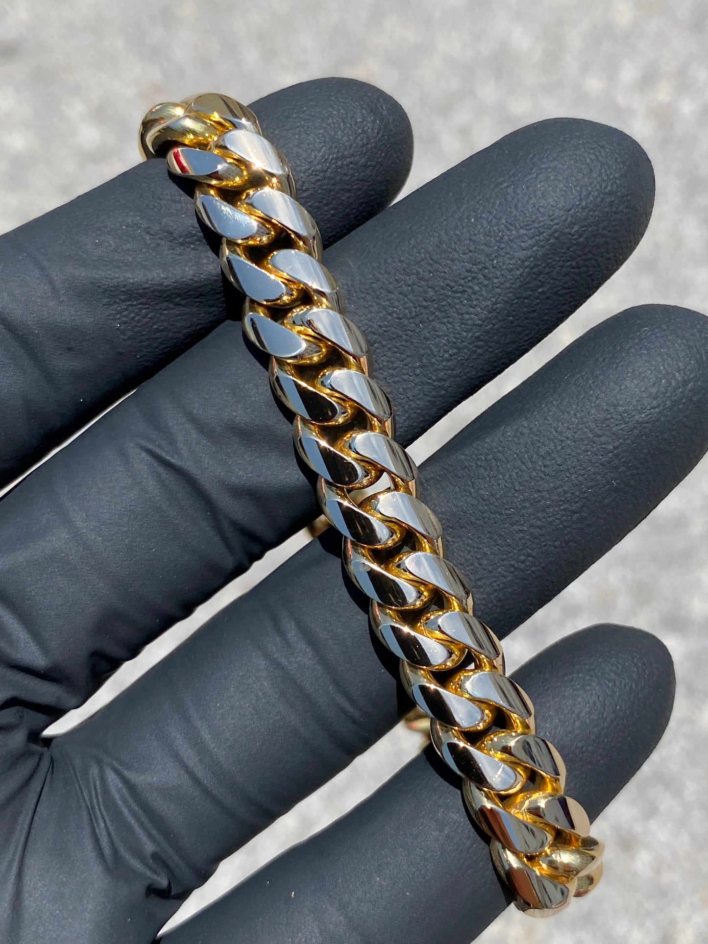 SOLID 14KT 9MM 56.3g 8" MIAMI CUBAN LINK BRACELET