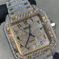 CARTIER SANTOS XL 41MM VVS-1 YELLOW GOLD TWO-TONE 25CTW.