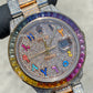 ROLEX DATEJUST 36MM “RAINBOW SAPPHIRE” VS-1 BUSTDOWN