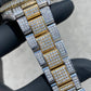 ROLEX DATEJUST 36MM YELLOW TWO-TONE, ROMAN DIAL & DOUBLE ROW BEZEL BUSTDOWN
