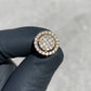 14KT YELLOW GOLD “LARGE” VVS-1 DIAMOND CLUSTERS 1.80CTW EARRINGS