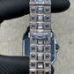CARTIER SANTOS XL 41MM VVS-1 BAGUETTE LINK BUSTDOWN