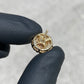 14KT YELLOW GOLD “LARGE” VVS-1 DIAMOND CLUSTERS 1.80CTW EARRINGS
