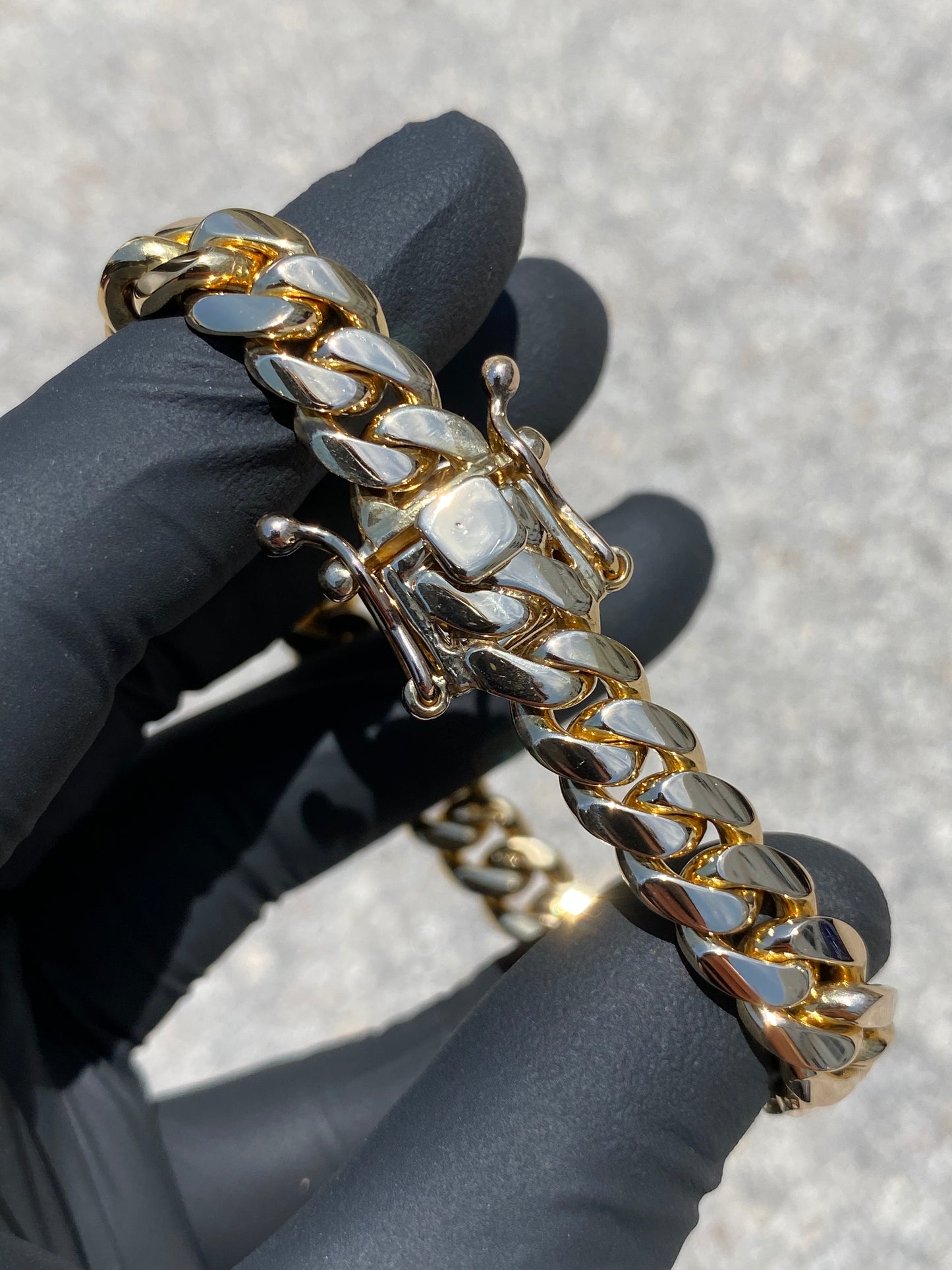 SOLID 14KT 9MM 56.3g 8" MIAMI CUBAN LINK BRACELET