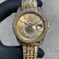 ROLEX SKY-DWELLER 42MM FULL VVS-1 BAGUETTE “CHANDELIER” BUSTDOWN 30CTW. NATURAL DIAMONDS