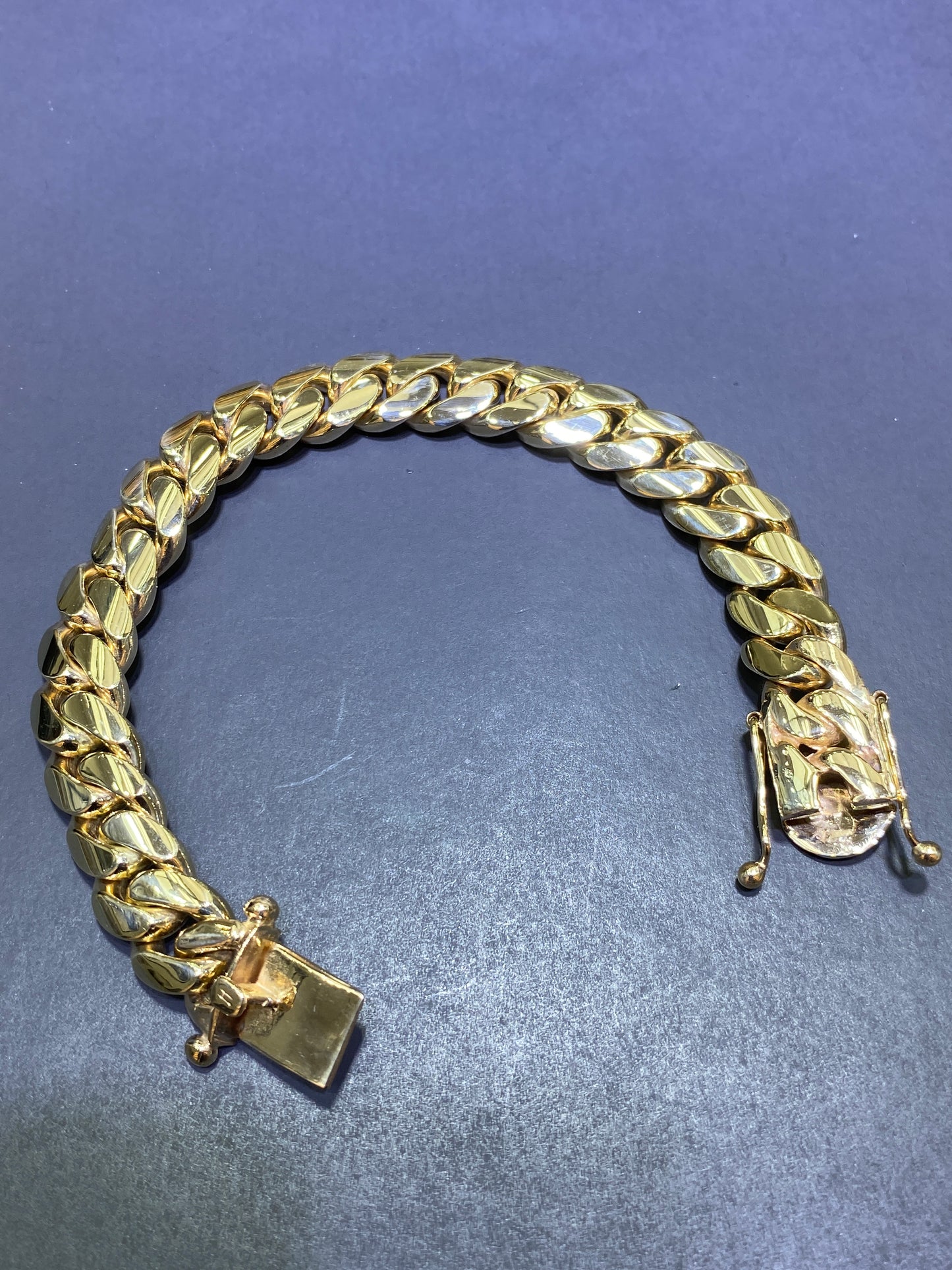SOLID 14KT 9MM 56.3g 8" MIAMI CUBAN LINK BRACELET