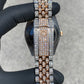 ROLEX DATEJUST 41MM VVS-1 ROSE GOLD TWO-TONE CHOCOLATE ROMAN DIAMOND DIAL