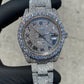 ROLEX DATEJUST 41MM STEEL DATEJUST DIAMOND “BUSTDOWN” 25CTW