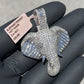 SOLID 14KT GOLD VVS-1 DIAMOND ELEPHANT PENDANT
