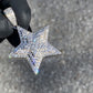 SOLID 14Kt VVS-1 NATURAL DIAMOND “STAR” PENDANT