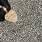 SOLID 14KT BAGUETTE DIAMOND HEART PENDANT