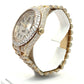 PRE-OWNED ROLEX DAY-DATE 41MM DIAMOND BUSTDOWN | Ref.#213328 | 18KT ROSE GOLD | PRESIDENTIAL BAND