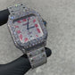 CARTIER SANTOS 41MM JUMBO DIAMOND BEZEL BUSTDOWN