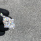 SOLID 10KT CENTER EYE HAMSA VVS-1 DIAMOND PENDANT