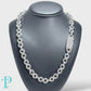 14KT WHITE GOLD / 166.0g 22” 15MM 17.56CTW DIAMOND / INFINITY LINK CHAIN