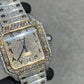 CARTIER SANTOS XL 41MM VVS-1 YELLOW GOLD TWO-TONE 25CTW.
