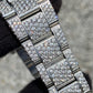 ROLEX DATEJUST 41MM STEEL DIAMOND BUSTDOWN