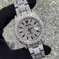 ROLEX DATEJUST 41MM STEEL DIAMOND BUSTDOWN